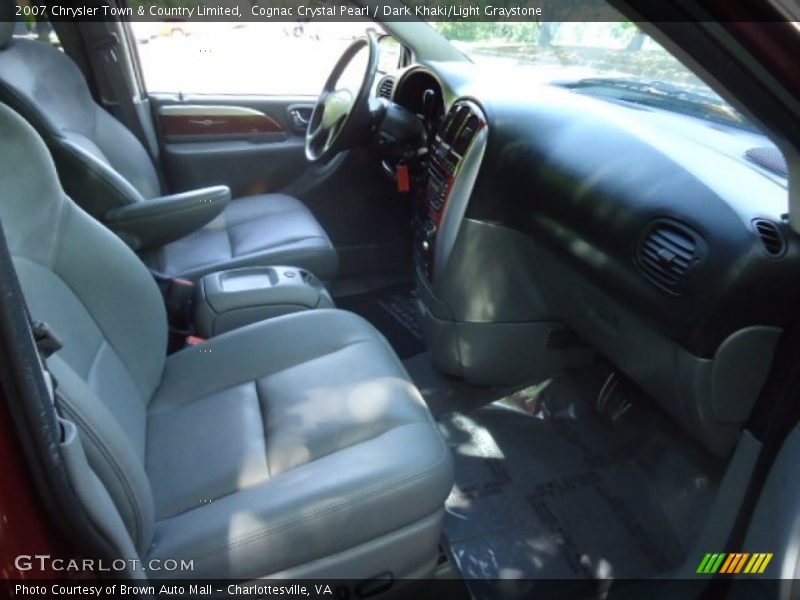 Cognac Crystal Pearl / Dark Khaki/Light Graystone 2007 Chrysler Town & Country Limited