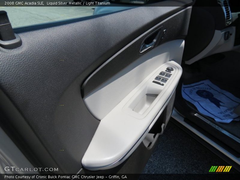 Liquid Silver Metallic / Light Titanium 2008 GMC Acadia SLE