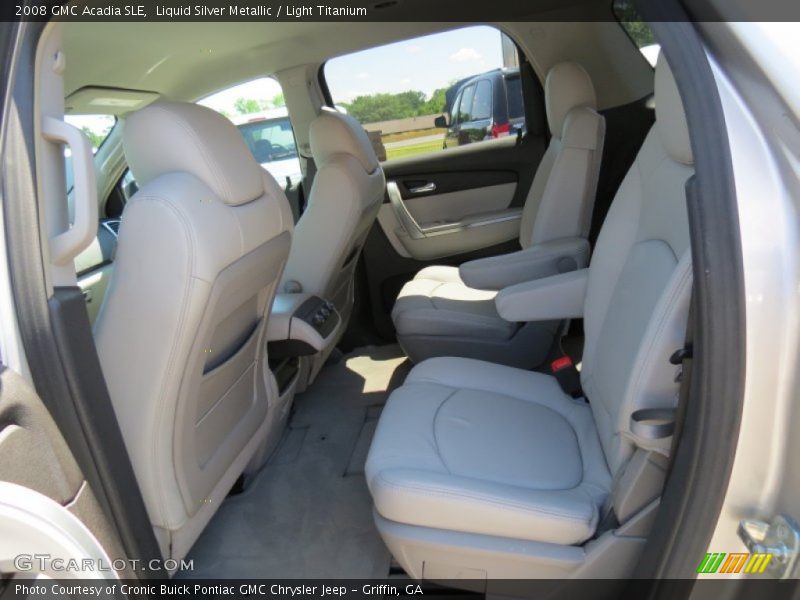Liquid Silver Metallic / Light Titanium 2008 GMC Acadia SLE