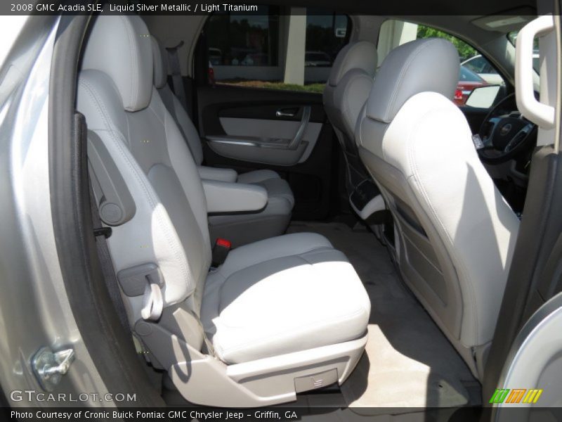 Liquid Silver Metallic / Light Titanium 2008 GMC Acadia SLE