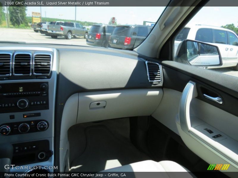 Liquid Silver Metallic / Light Titanium 2008 GMC Acadia SLE