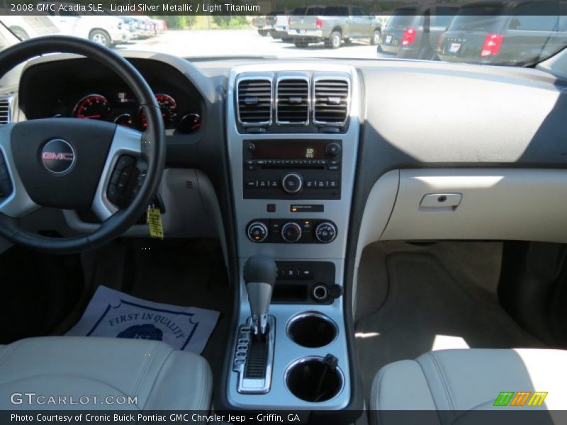 Liquid Silver Metallic / Light Titanium 2008 GMC Acadia SLE