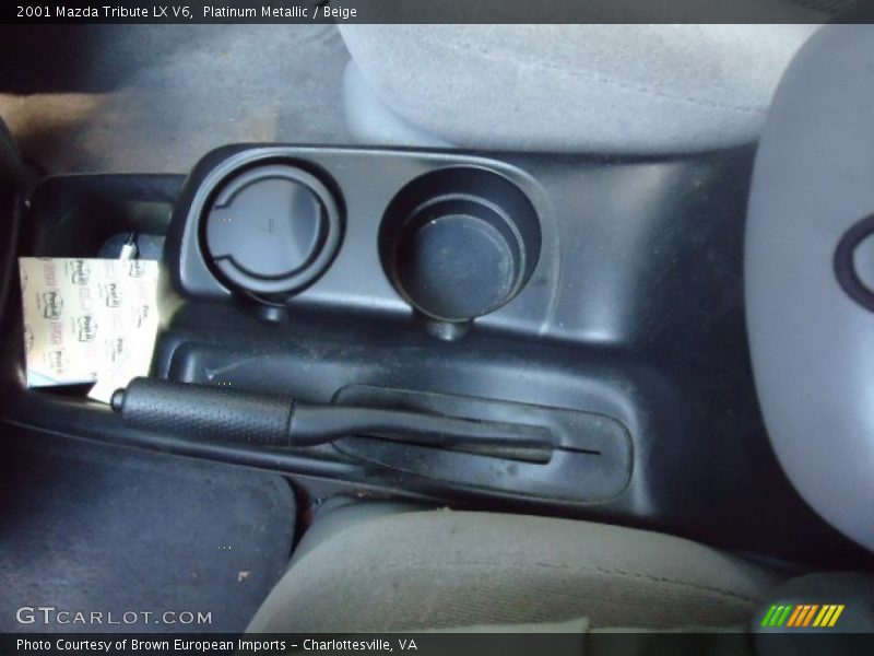 Platinum Metallic / Beige 2001 Mazda Tribute LX V6