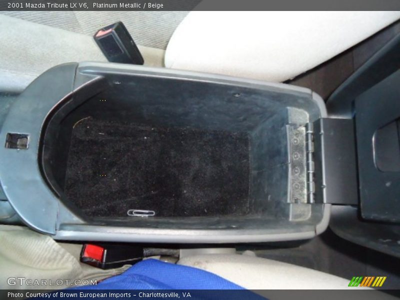 Platinum Metallic / Beige 2001 Mazda Tribute LX V6