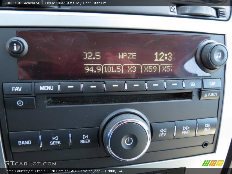 Liquid Silver Metallic / Light Titanium 2008 GMC Acadia SLE