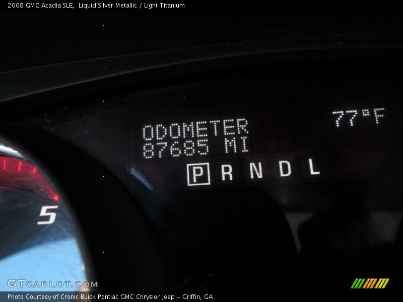 Liquid Silver Metallic / Light Titanium 2008 GMC Acadia SLE