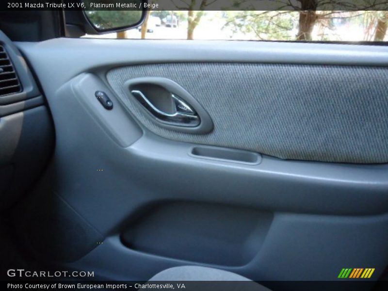 Platinum Metallic / Beige 2001 Mazda Tribute LX V6