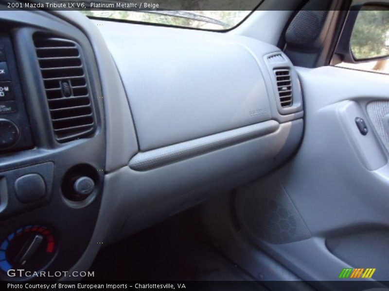 Platinum Metallic / Beige 2001 Mazda Tribute LX V6