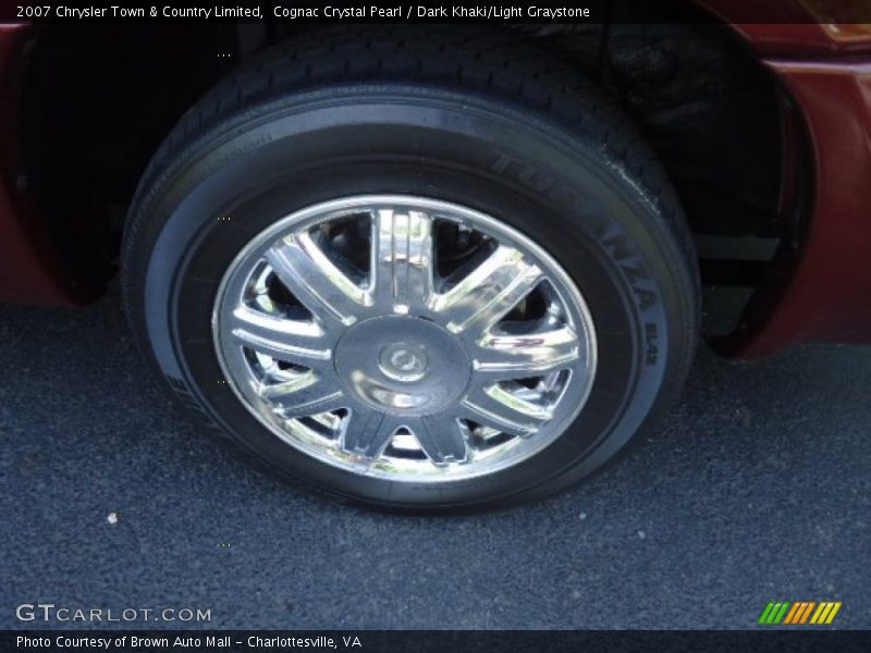 Cognac Crystal Pearl / Dark Khaki/Light Graystone 2007 Chrysler Town & Country Limited