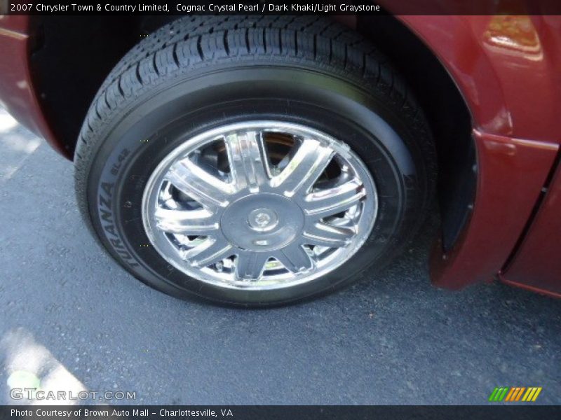 Cognac Crystal Pearl / Dark Khaki/Light Graystone 2007 Chrysler Town & Country Limited