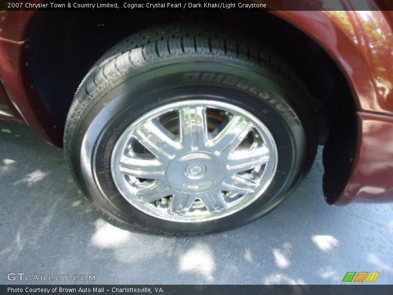 Cognac Crystal Pearl / Dark Khaki/Light Graystone 2007 Chrysler Town & Country Limited