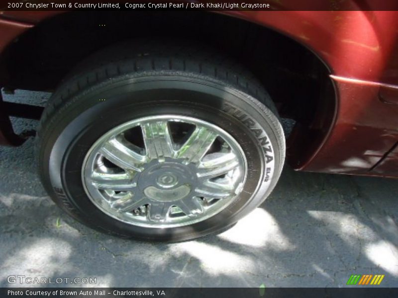 Cognac Crystal Pearl / Dark Khaki/Light Graystone 2007 Chrysler Town & Country Limited