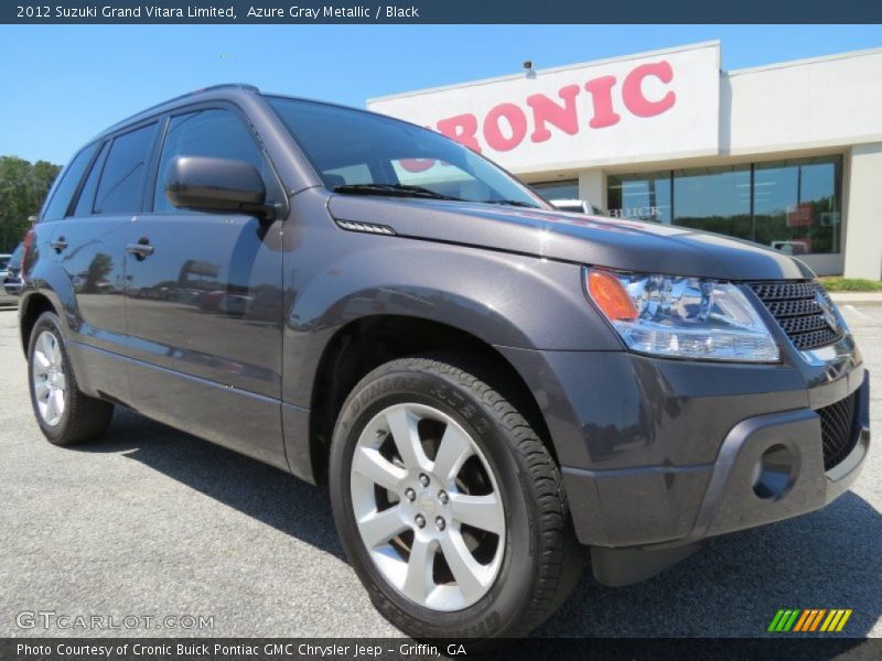 Azure Gray Metallic / Black 2012 Suzuki Grand Vitara Limited