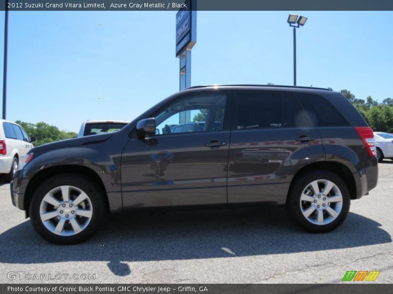 Azure Gray Metallic / Black 2012 Suzuki Grand Vitara Limited
