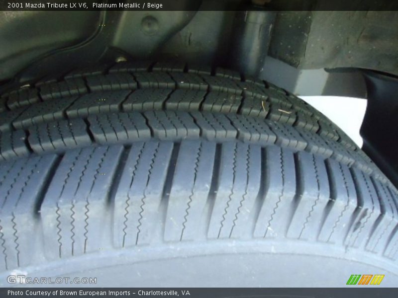 Platinum Metallic / Beige 2001 Mazda Tribute LX V6