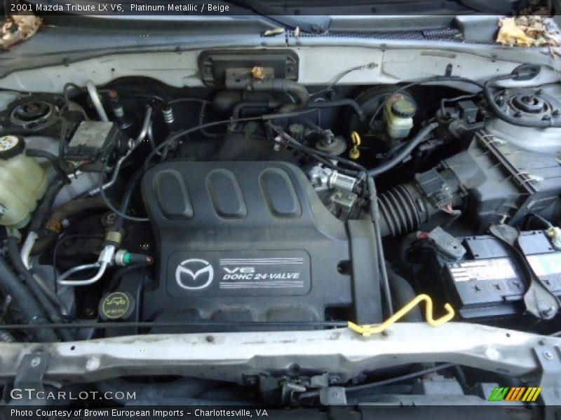 Platinum Metallic / Beige 2001 Mazda Tribute LX V6