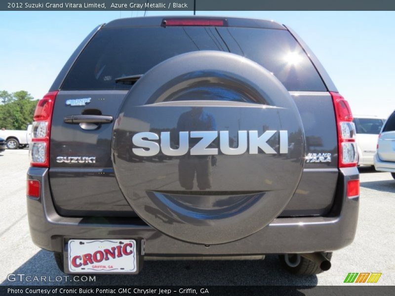 Azure Gray Metallic / Black 2012 Suzuki Grand Vitara Limited