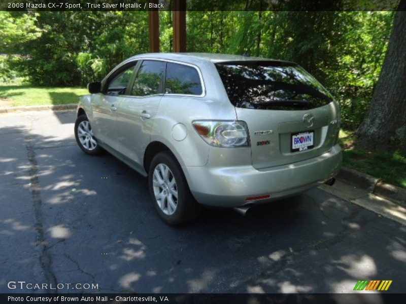 True Silver Metallic / Black 2008 Mazda CX-7 Sport