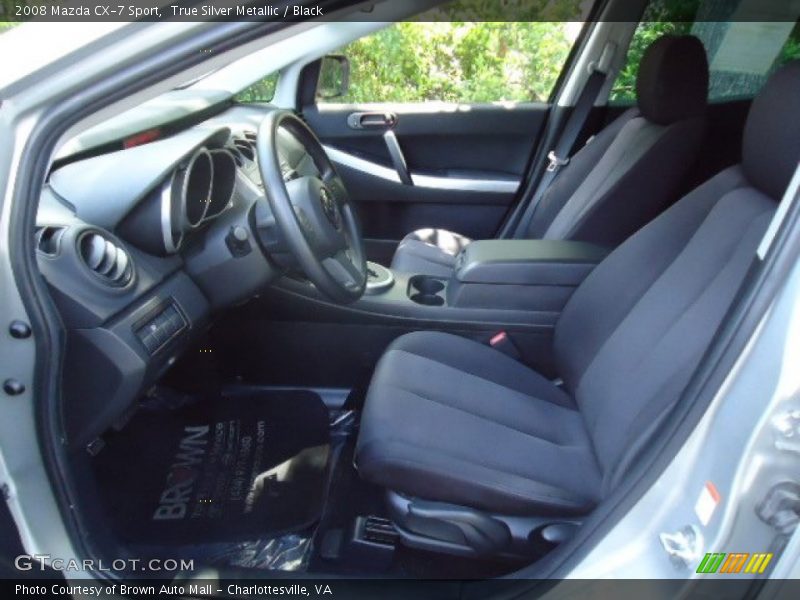 True Silver Metallic / Black 2008 Mazda CX-7 Sport