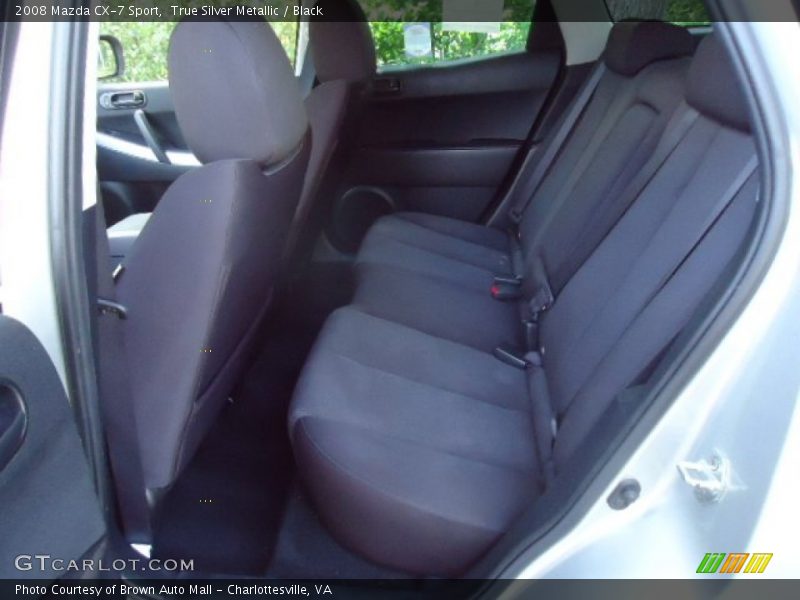 True Silver Metallic / Black 2008 Mazda CX-7 Sport