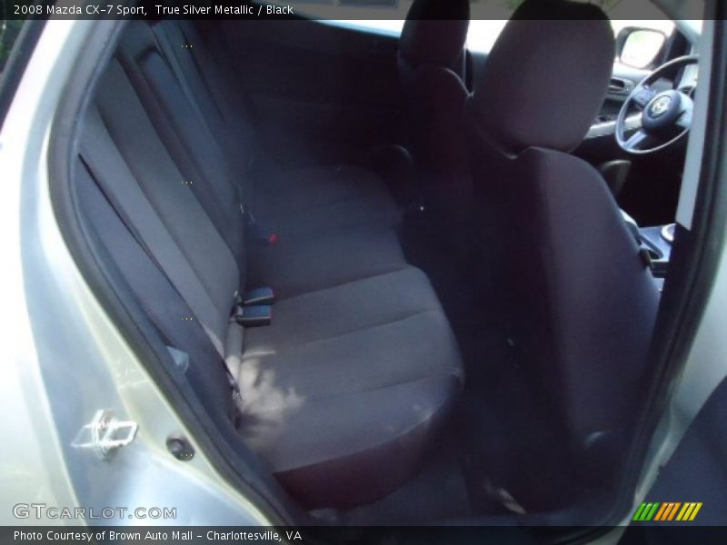 True Silver Metallic / Black 2008 Mazda CX-7 Sport