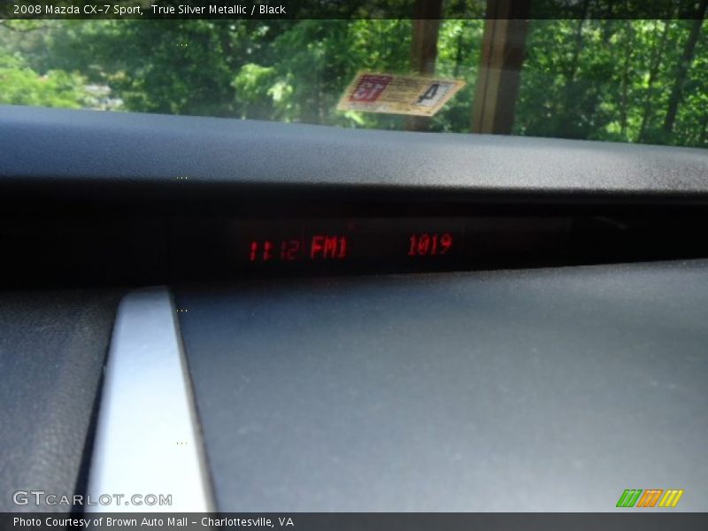 True Silver Metallic / Black 2008 Mazda CX-7 Sport
