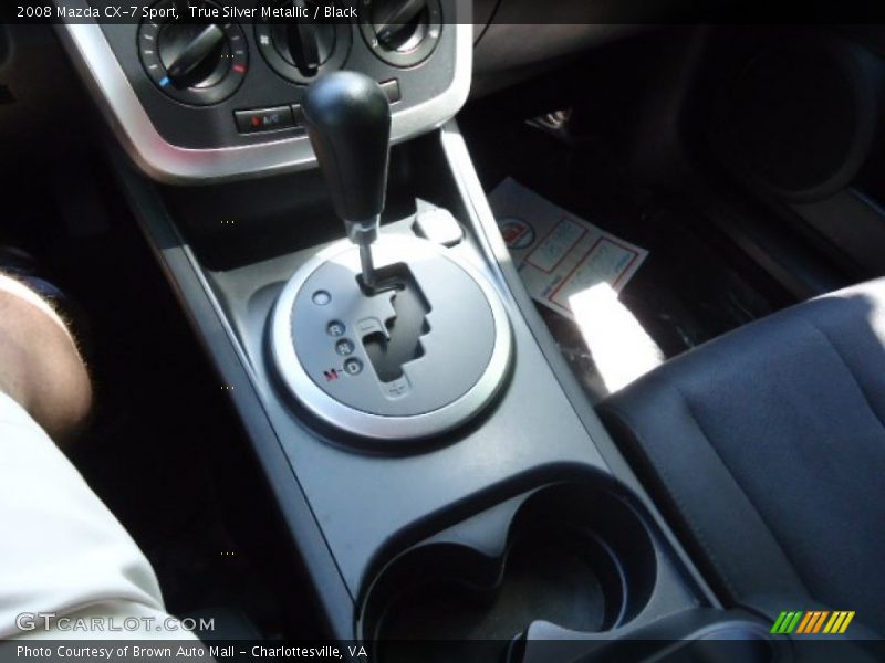 True Silver Metallic / Black 2008 Mazda CX-7 Sport