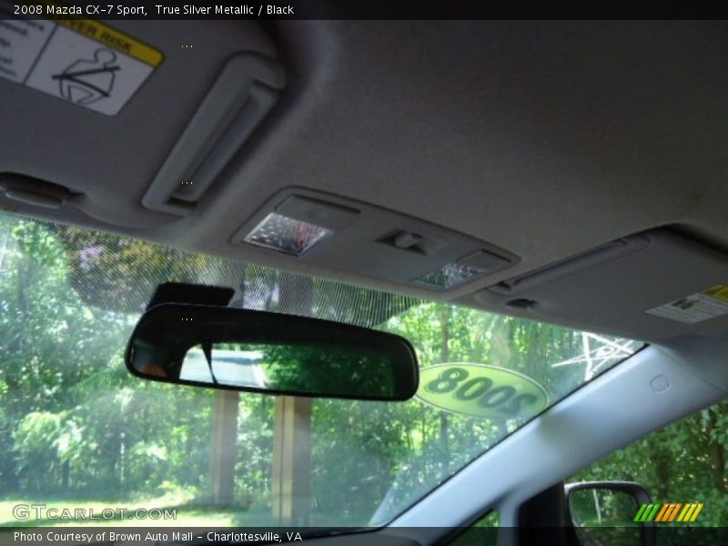 True Silver Metallic / Black 2008 Mazda CX-7 Sport