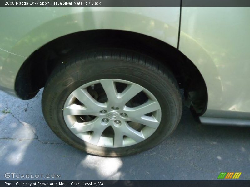 True Silver Metallic / Black 2008 Mazda CX-7 Sport