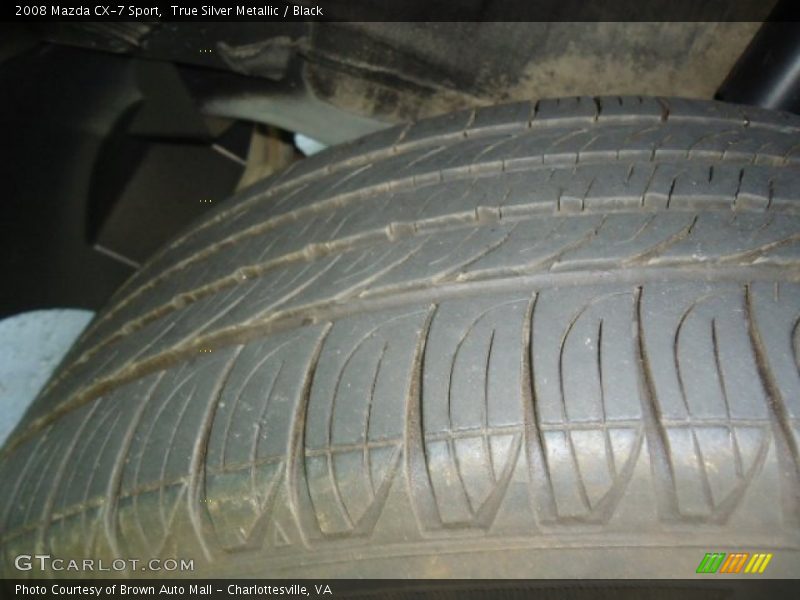 True Silver Metallic / Black 2008 Mazda CX-7 Sport