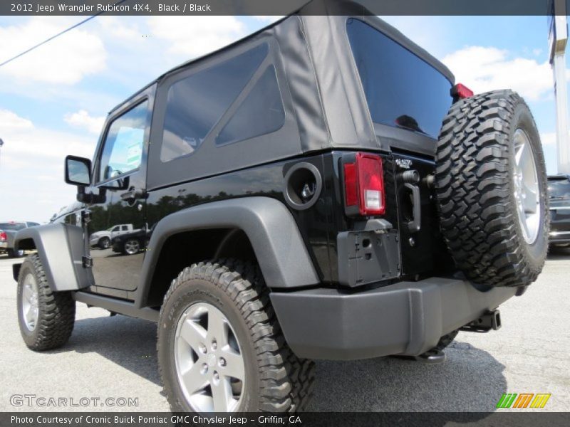 Black / Black 2012 Jeep Wrangler Rubicon 4X4