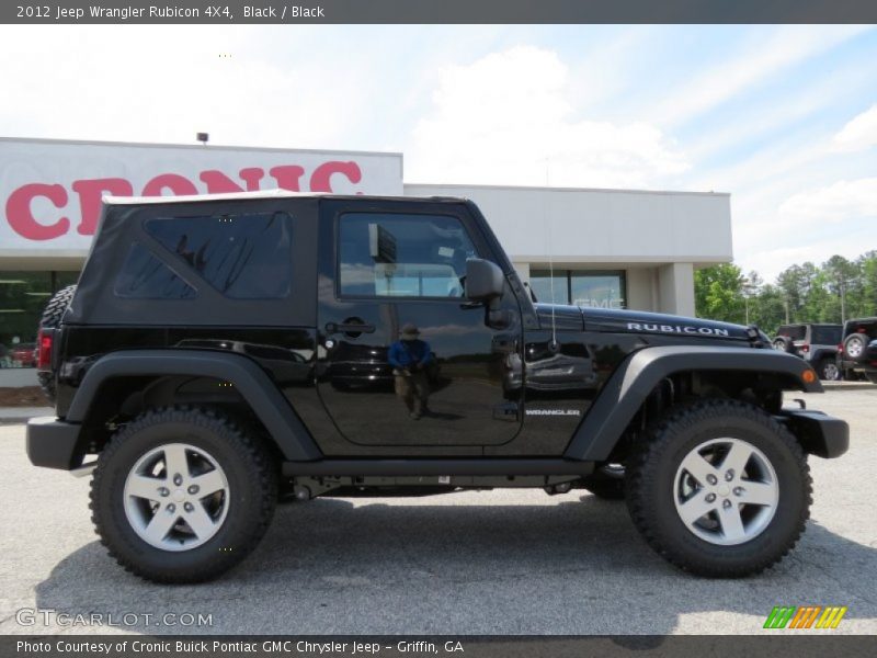 Black / Black 2012 Jeep Wrangler Rubicon 4X4