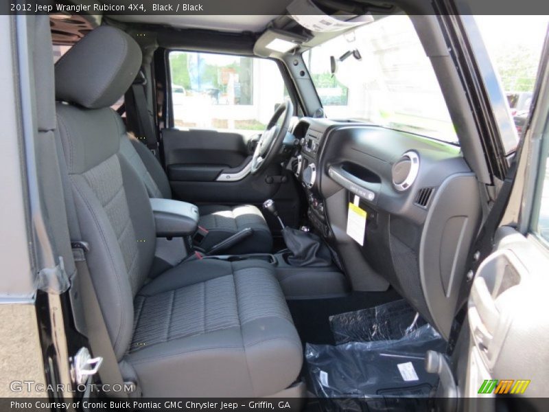 Black / Black 2012 Jeep Wrangler Rubicon 4X4