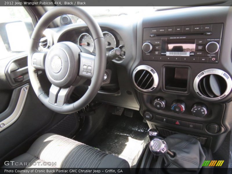 Black / Black 2012 Jeep Wrangler Rubicon 4X4