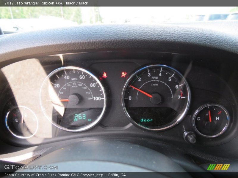 Black / Black 2012 Jeep Wrangler Rubicon 4X4