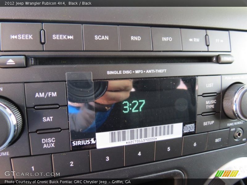 Black / Black 2012 Jeep Wrangler Rubicon 4X4