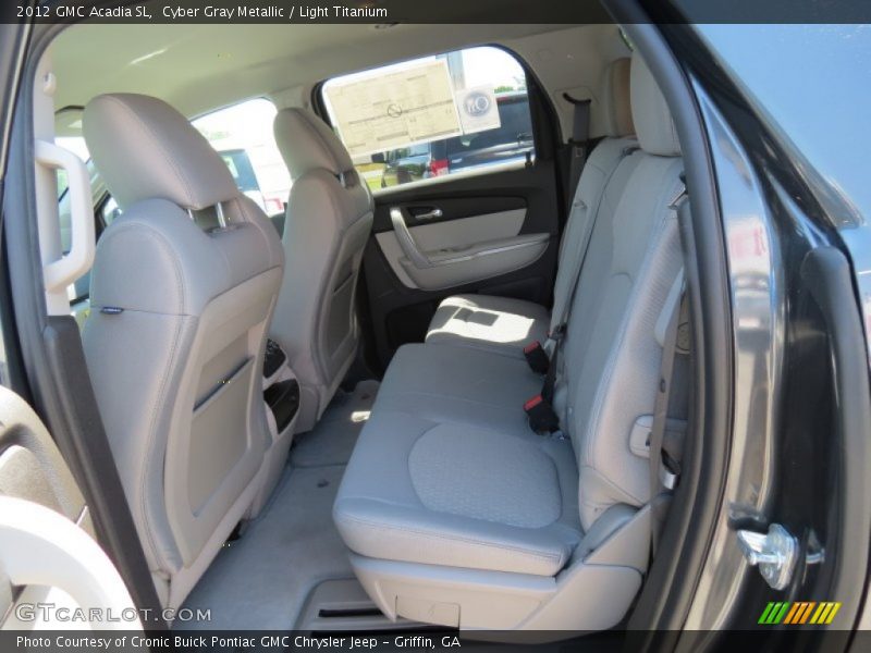 Cyber Gray Metallic / Light Titanium 2012 GMC Acadia SL