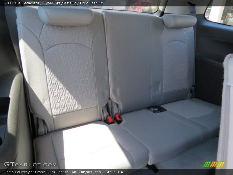 Cyber Gray Metallic / Light Titanium 2012 GMC Acadia SL
