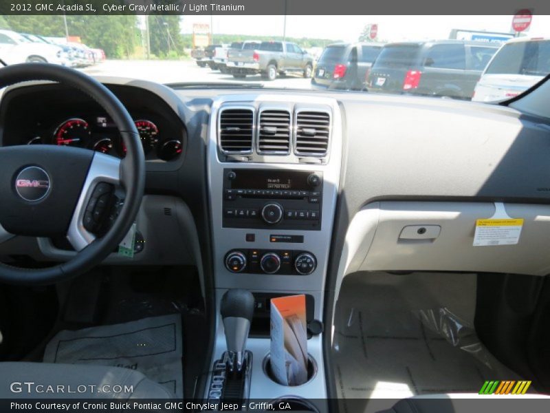 Cyber Gray Metallic / Light Titanium 2012 GMC Acadia SL