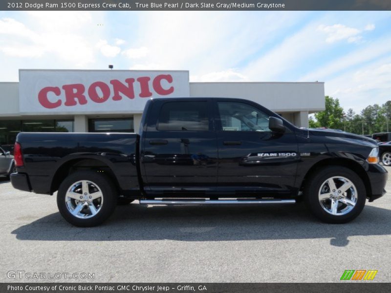 True Blue Pearl / Dark Slate Gray/Medium Graystone 2012 Dodge Ram 1500 Express Crew Cab
