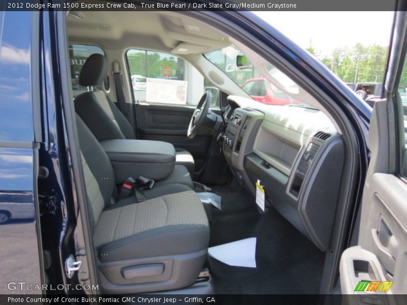 True Blue Pearl / Dark Slate Gray/Medium Graystone 2012 Dodge Ram 1500 Express Crew Cab