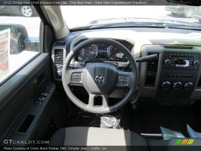 True Blue Pearl / Dark Slate Gray/Medium Graystone 2012 Dodge Ram 1500 Express Crew Cab