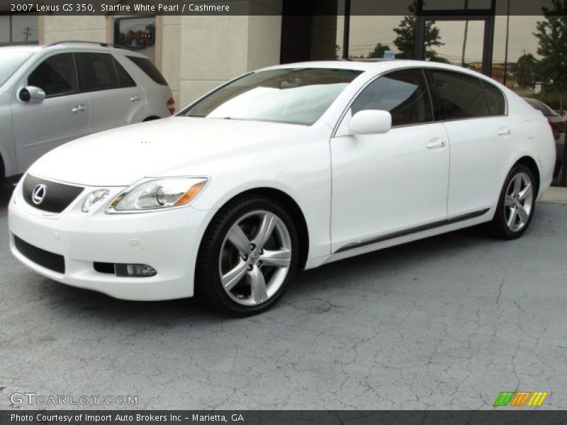 Starfire White Pearl / Cashmere 2007 Lexus GS 350