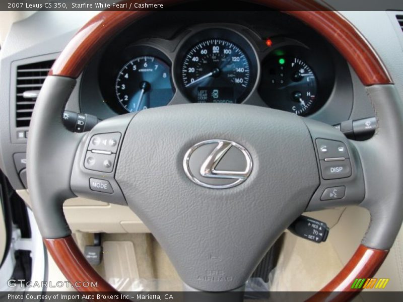 Starfire White Pearl / Cashmere 2007 Lexus GS 350