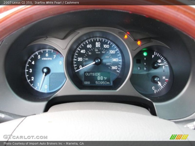 Starfire White Pearl / Cashmere 2007 Lexus GS 350