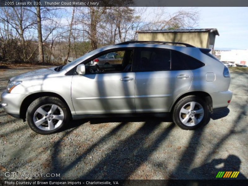 Thunder Cloud Metallic / Ivory 2005 Lexus RX 330