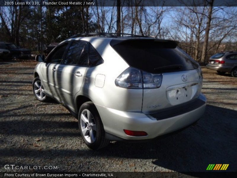Thunder Cloud Metallic / Ivory 2005 Lexus RX 330