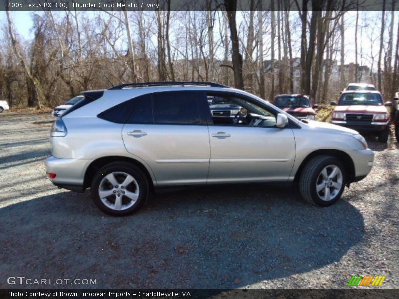 Thunder Cloud Metallic / Ivory 2005 Lexus RX 330