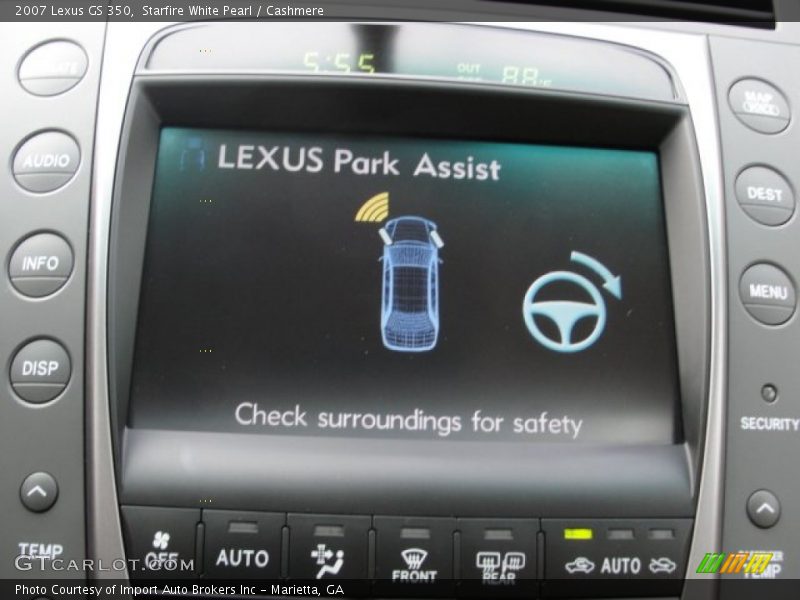 Starfire White Pearl / Cashmere 2007 Lexus GS 350