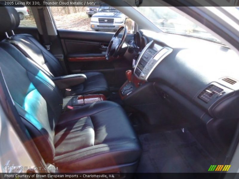 Thunder Cloud Metallic / Ivory 2005 Lexus RX 330